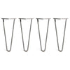 Raw Steel Hairpin Legs