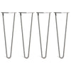 Raw Steel Hairpin Legs