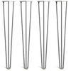 Raw Steel Hairpin Legs